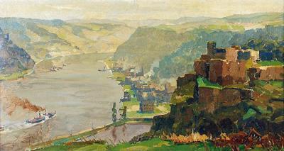 Panorama St. Goar nad Renem
