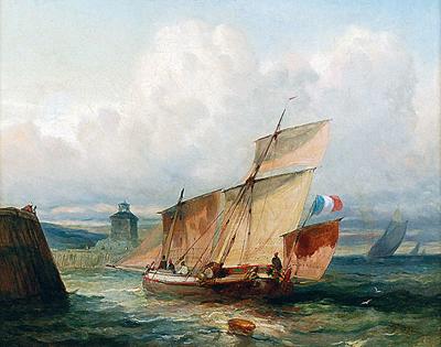Statek na morzu, 1846
