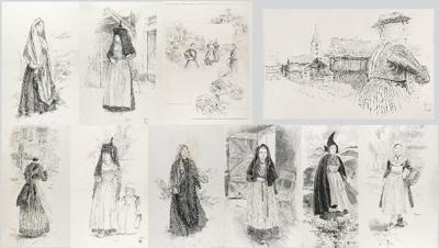 Zestaw projektów do litografii - 10 szt.