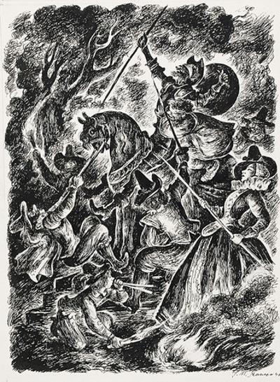 Ilustracja XIV do „Don Kichota z La Manczy”, 1946