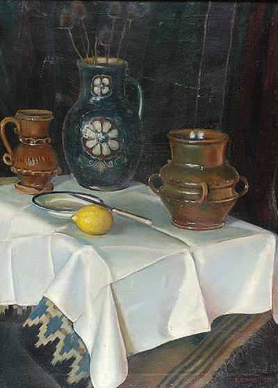 Martwa natura z cytryną, 1924