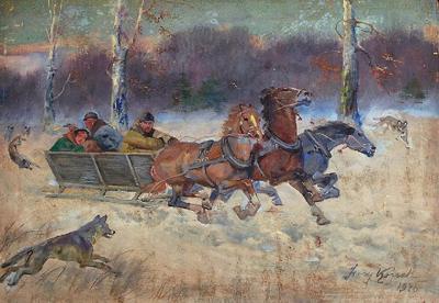 Napad wilków, 1945