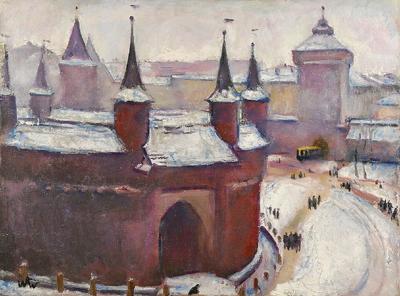 Barbakan w Krakowie, 1906