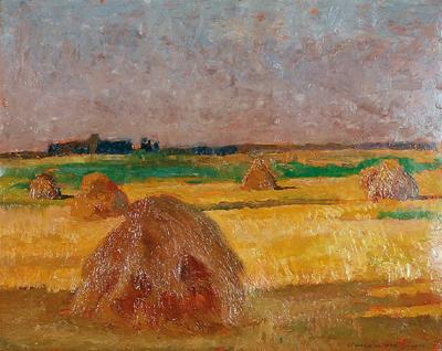 Pejzaż ze snopami, ok. 1920