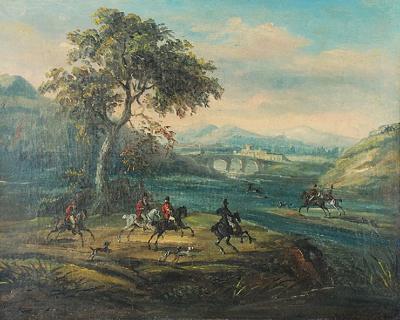 Polowanie par force, ok. 1840