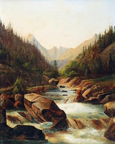 Ranek w Dolinie Kościeliskiej, ok. 1860