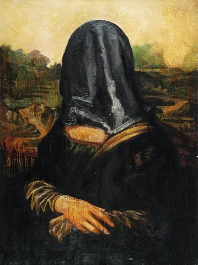 Mona Lisa - Piękno zakryte - Tribute to Leonardo da Vinci and Christo, z cyklu: Piękno w Sztuce, 2012