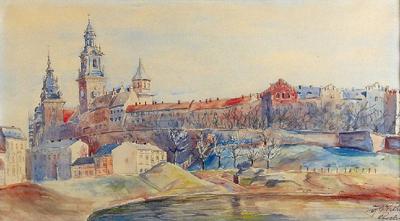 Widok na Wawel od strony Wisły