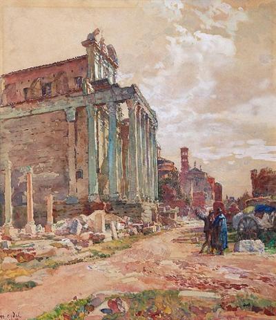 Forum Romanum - Basilica Aemilia, 1910