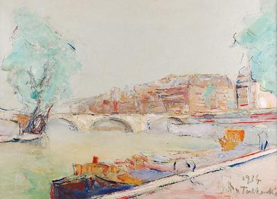 Pejzaż z mostem, 1934