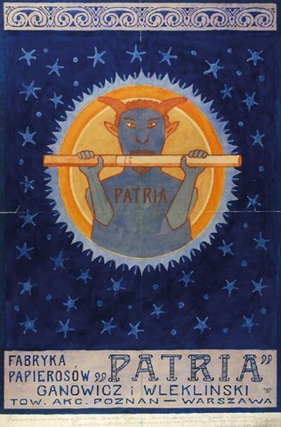 Projekt etykiety pudełka papierosów