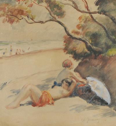 Na plaży - Jastrzębia Góra
