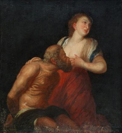 Cymon i Pero. Caritas Romana