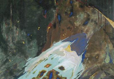 Abstrakcja niebieska, 1967
