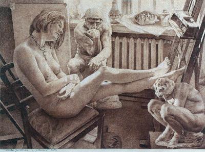 W pracowni 1, 2004