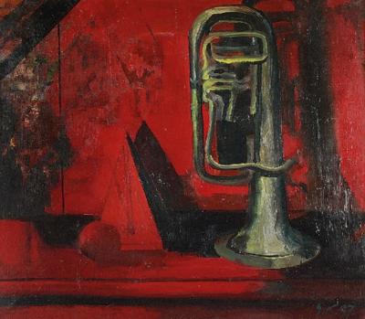 Martwa natura z trąbką, 1997
