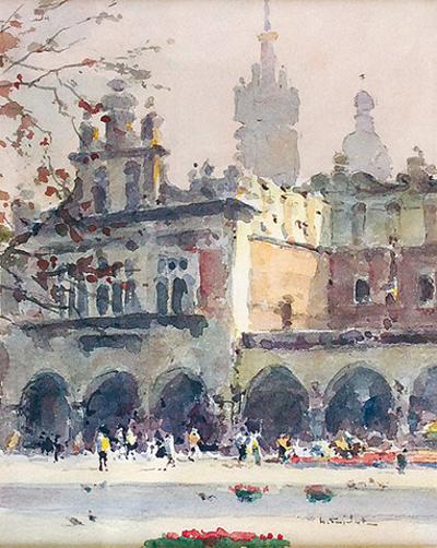 Krakowski rynek, ok. 1960
