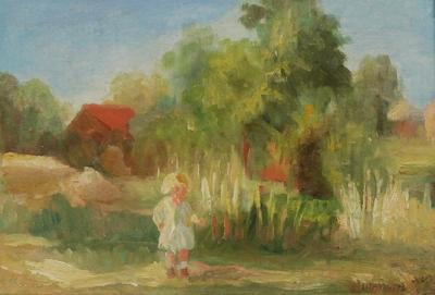 Dziecko w ogrodzie, 1922