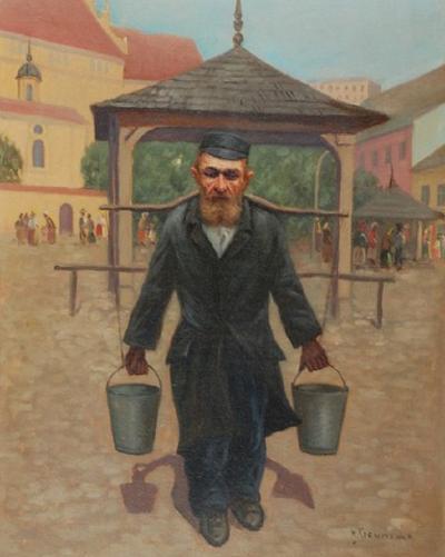 Żydowski nosiwoda na Rynku w Kazimierzu
