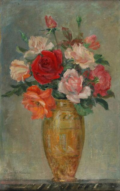 Kwiaty w wazonie, 1932