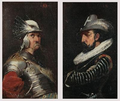 Para portretów historycznych: Rycerz i Dworzanin
