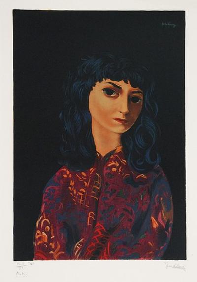 Portret brunetki