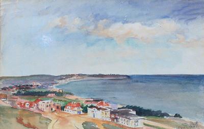 Gdynia - Widok z Kamiennej Góry, 1913