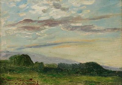 Pejzaż - studium, 1922