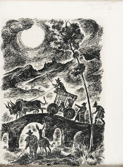 Ilustracja do Don Kichota, 1946