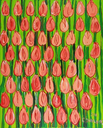 Pomarańczowe tulipany, 2016