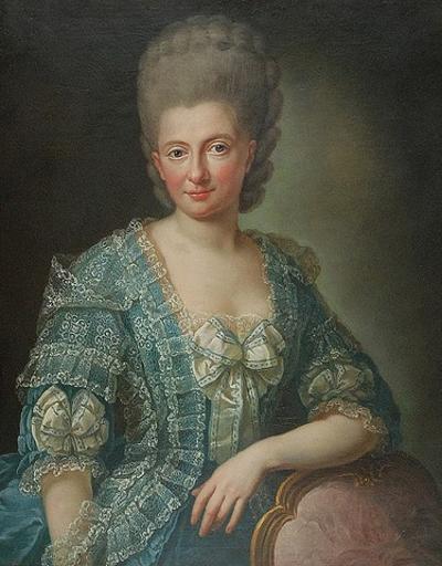 Portret hrabiny Elisabeth Juliane Friederike von Baertling, 1774