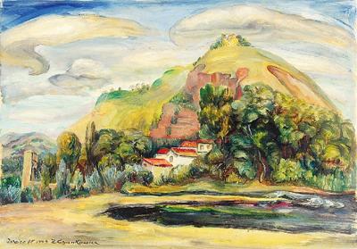 Pejzaż z Issoire, 1943