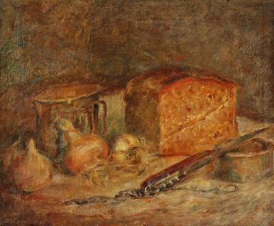 Martwa natura z chlebem