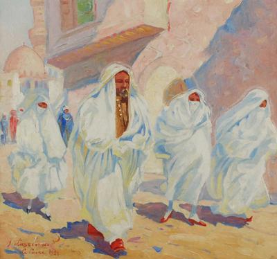 Ulica w Kairze, 1924