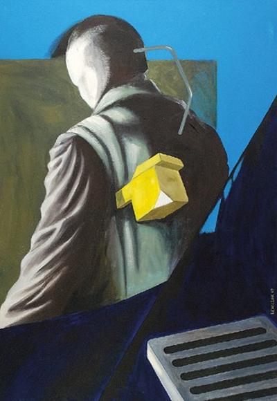 W plecy I, z cyklu: Symptomy, 2009