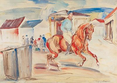 Jockey na koniu