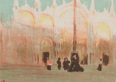 Plac przed Bazyliką św. Marka w Wenecji, 1901