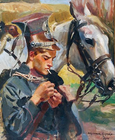 Odpoczynek ułana, 1916