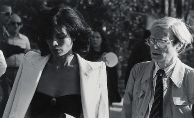 Andy Warhol i Bianca Jagger