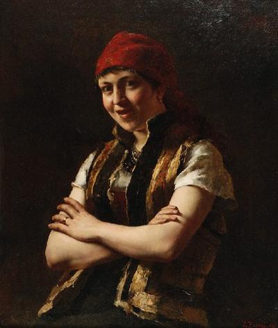 Urocza dziewczyna, 1887