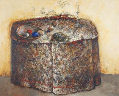 Stół - pracownia, 2004