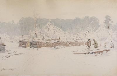 Po wyrębie, 1924