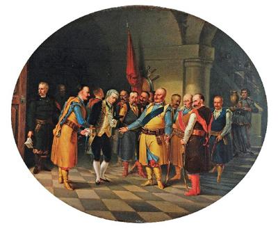 Scena historyczna ze schyłku I Rzeczpospolitej, 1859