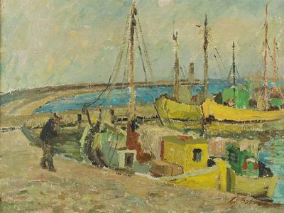 Port we Władysławowie, 1954