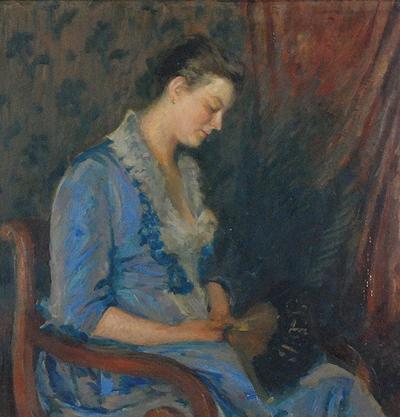 Kobieta z wachlarzem, 1915