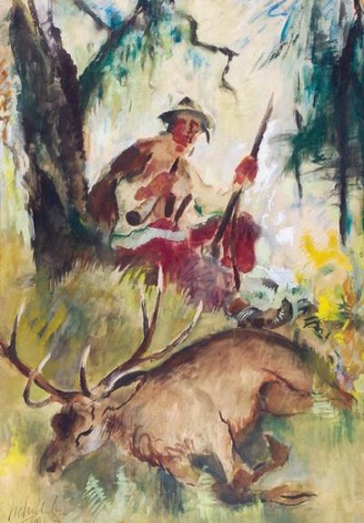 Po polowaniu, 1937