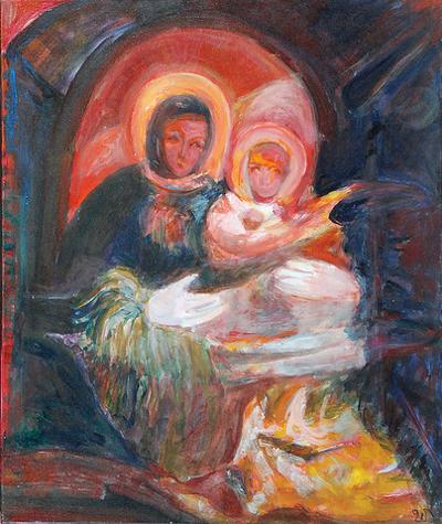 Motyw religijny - Madonna z Dzieciątkiem