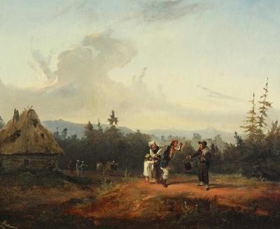 Sprzeczka z żydowskim kupcem, 1853