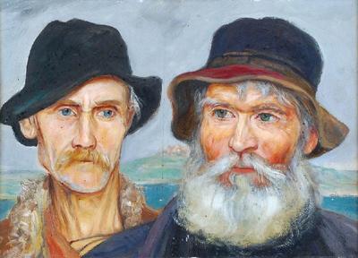 Portret dwóch mężczyzn