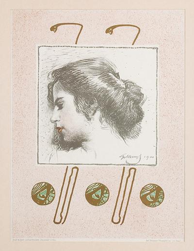 Głowa dziewczyny, 1900